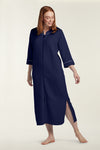 Quilt-In-Knit Long Robe